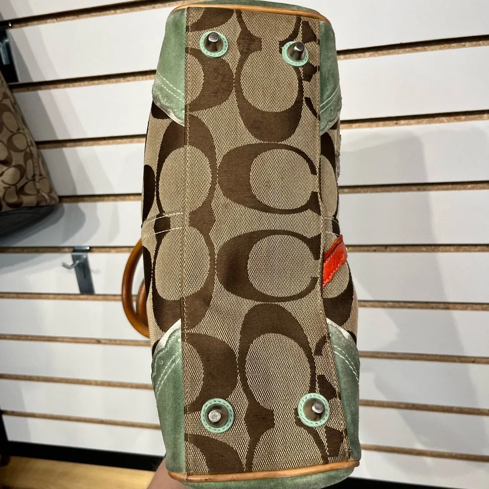 Coach Hampton Sea Life patchwork satchel - Picture 12 of 14